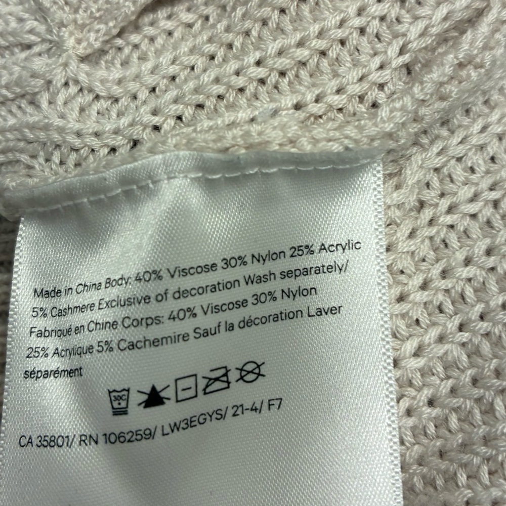 Lululemon Chunky Wrap Cardigan in Beige Size XS - Picture 4 of 5